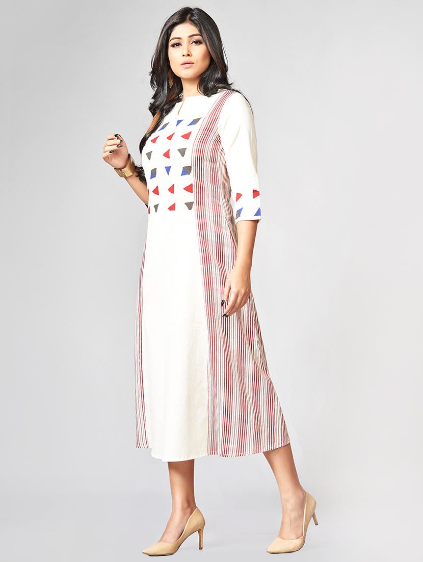A-line printed dress - 15727828 - Zoom Image - 2