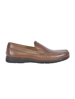tan leather slip on loafers - 15727917 - Standard Image - 2