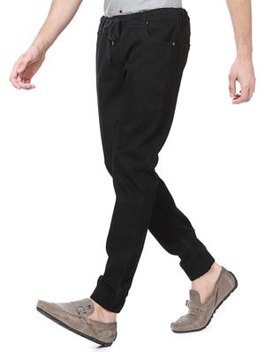 black cotton joggers - 15728232 - Standard Image - 2