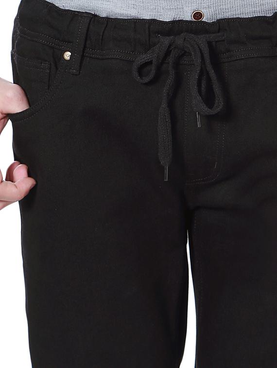 black cotton joggers - 15728232 - Zoom Image - 5