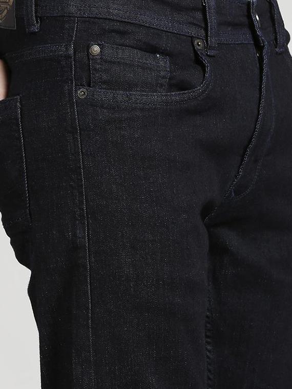 blue cotton blend plain jeans - 15728250 - Zoom Image - 5