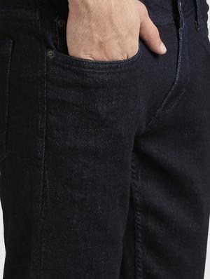 blue cotton blend plain jeans - 15728251 - Standard Image - 5