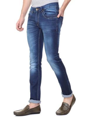 blue cotton washed jeans - 15728255 - Standard Image - 2