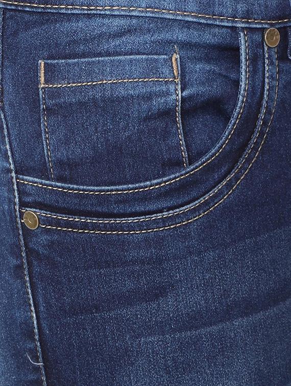 blue cotton washed jeans - 15728255 - Zoom Image - 5