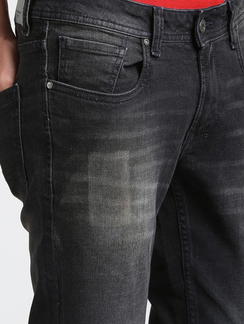 black cotton blend washed jeans - 15728261 - Zoom Image - 5