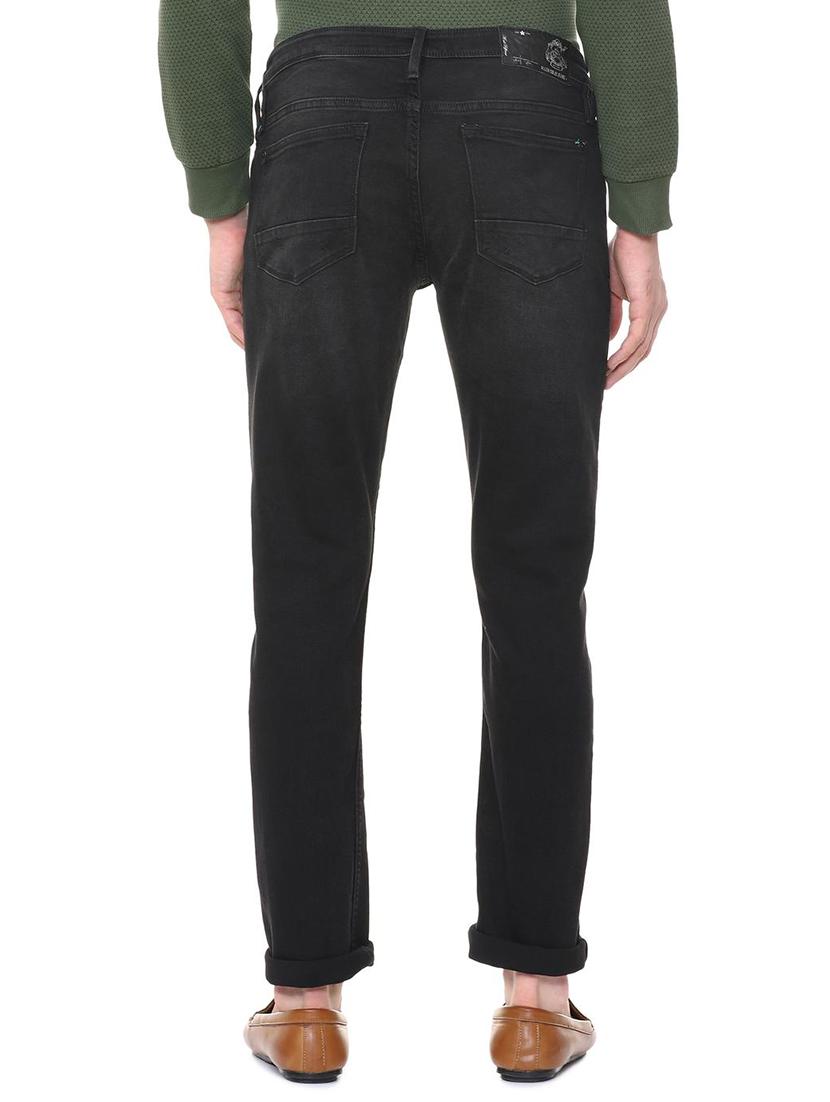 black cotton blend washed jeans - 15728264 - Zoom Image - 2