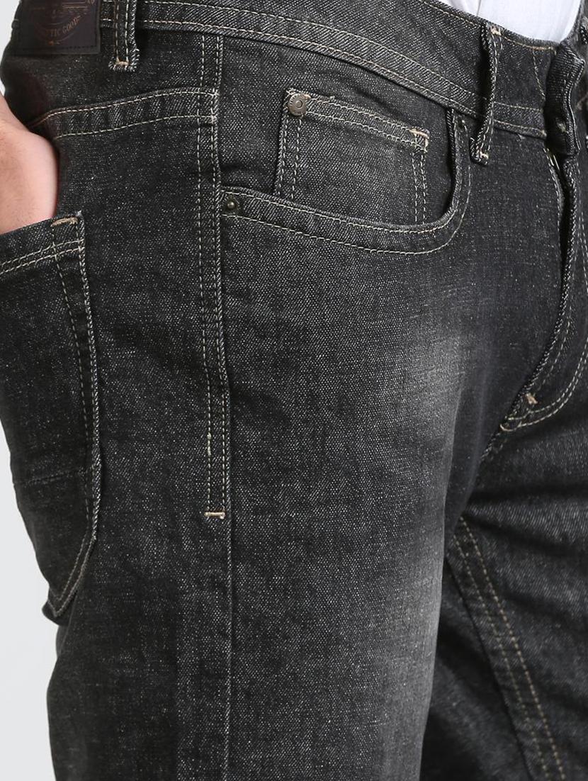 grey cotton blend washed jeans - 15728272 - Zoom Image - 5