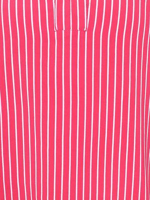 layered sleeved striped boxy top - 15728394 - Standard Image - 5