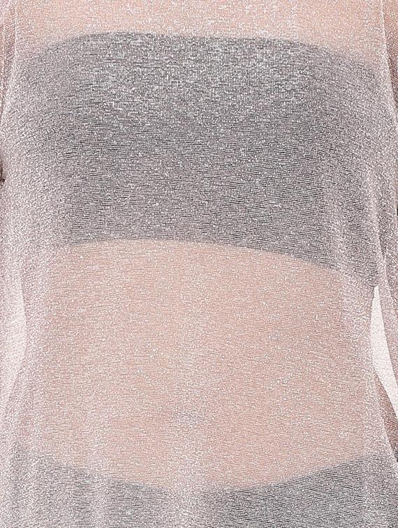 tie up back sheer top - 15728399 - Zoom Image - 5