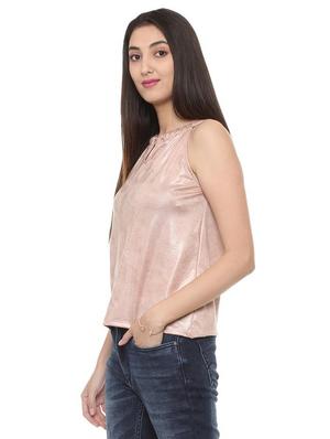 keyhole detail sleeveless top - 15728401 - Standard Image - 2