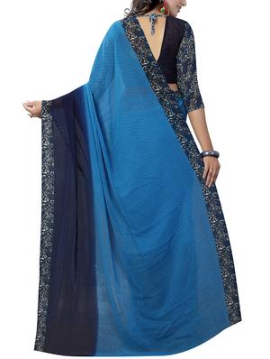 paisley half & half saree with blouse - 15728460 - Standard Image - 2