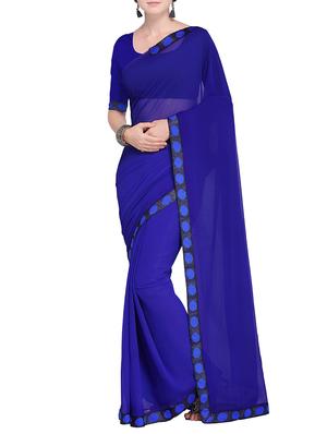 Combo Of 2 Multicolor Bordered Saree with blouse - 15728699 - Standard Image - 2