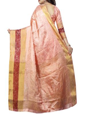 conversational zari motif banarasi saree with blouse - 15728876 - Standard Image - 2