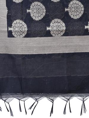 Zari self-design banarasi dupatta - 15729170 - Standard Image - 2