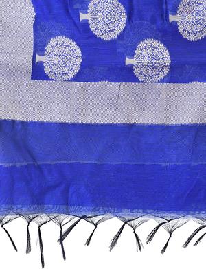 Zari self-design banarasi dupatta - 15729171 - Standard Image - 2
