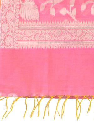 banarasi dupatta with fringes - 15729181 - Standard Image - 2