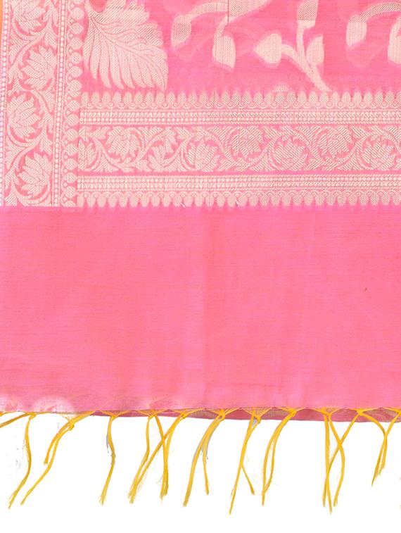 banarasi dupatta with fringes - 15729181 - Zoom Image - 2