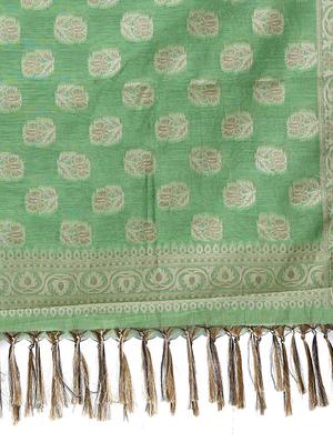 banarasi dupatta with fringes - 15729183 - Standard Image - 2