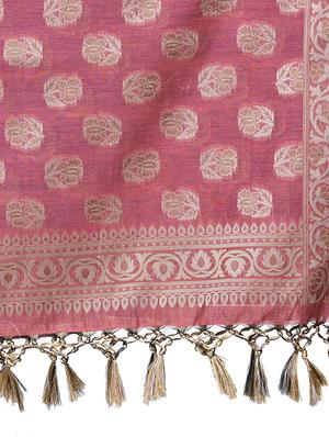 banarasi dupatta with fringes - 15729184 - Standard Image - 2