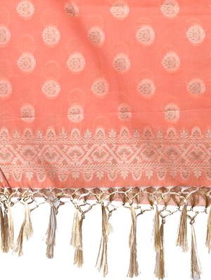 banarasi dupatta with fringes - 15729185 - Standard Image - 2