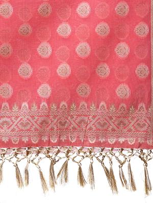 banarasi dupatta with fringes - 15729186 - Standard Image - 2