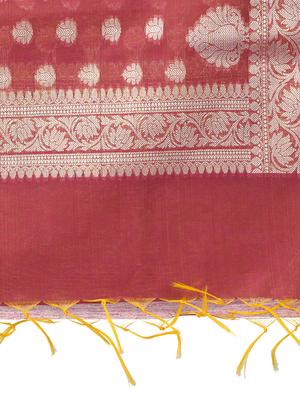 banarasi dupatta with fringes - 15729194 - Standard Image - 2