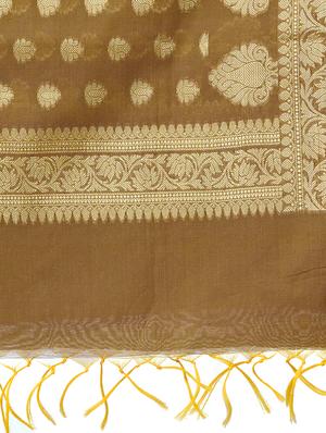 banarasi dupatta with fringes - 15729195 - Standard Image - 2