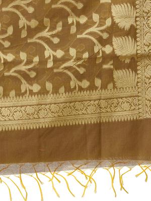 banarasi dupatta with fringes - 15729201 - Standard Image - 2