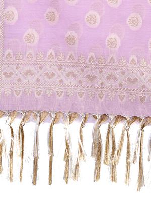 banarasi dupatta with fringes - 15729213 - Standard Image - 2