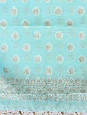 banarasi chanderi dupatta - 15729221 - Standard Image - 2