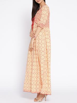 flared printed kurta - 15729532 - Standard Image - 2