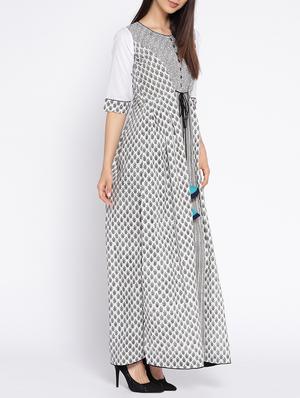 flared printed kurta - 15729533 - Standard Image - 2