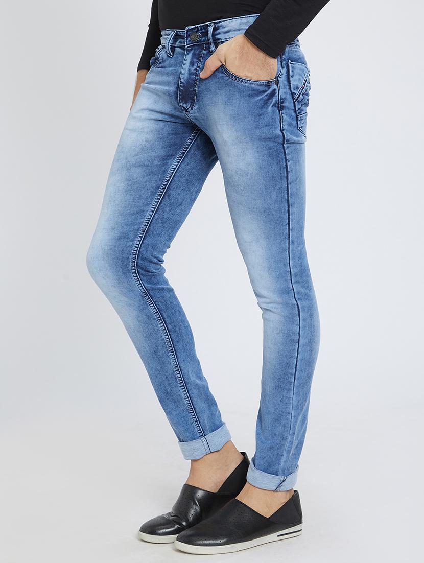 blue denim washed jeans - 15729572 - Zoom Image - 2