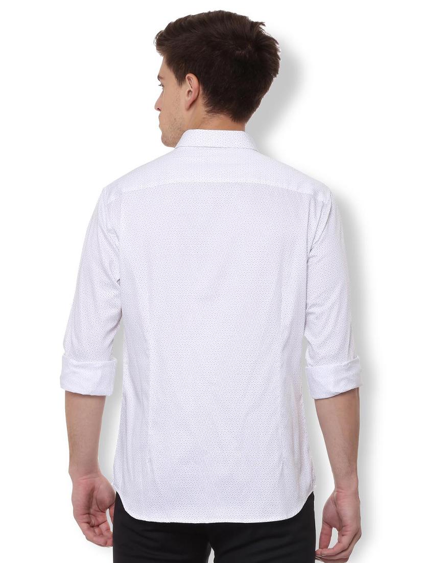 white cotton casual shirt - 15729831 - Zoom Image - 2