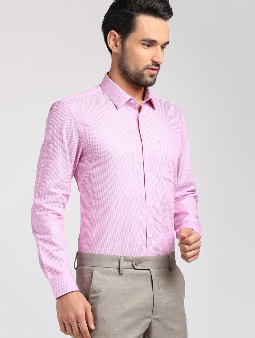 pink cotton formal shirt - 15729848 - Zoom Image - 2