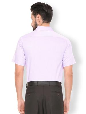 purple cotton formal shirt - 15729856 - Standard Image - 2