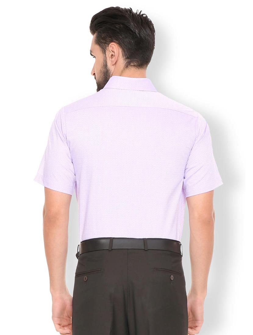 purple cotton formal shirt - 15729856 - Zoom Image - 2