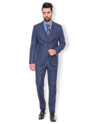 blue polyester blend 3-piecesuit - 15729895 - Standard Image - 2