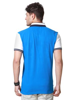 blue cotton cut & sew t-shirt - 15729900 - Standard Image - 2