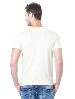 white cotton chest print t-shirt - 15729920 - Standard Image - 2