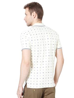 white cotton all over print t-shirt - 15729926 - Standard Image - 2