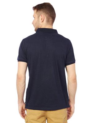 navy blue polyester polo t-shirt - 15729929 - Standard Image - 2