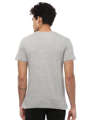 grey cotton front print t-shirt - 15729937 - Standard Image - 2