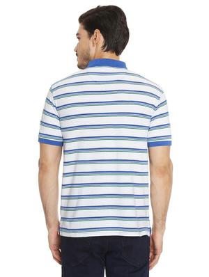 white cotton blend polo t-shirt - 15729959 - Standard Image - 2