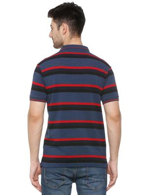 blue cotton blend pocket t-shirt - 15729962 - Standard Image - 2