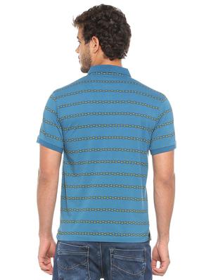 blue cotton blend pocket t-shirt - 15729972 - Standard Image - 2