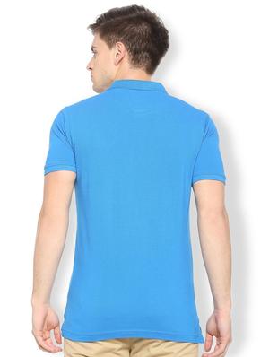 blue cotton polo t-shirt - 15730008 - Standard Image - 2