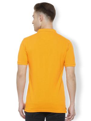 orange cotton polo t-shirt - 15730013 - Standard Image - 2