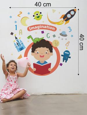 Wall Decals ' Imagination ' Wall stickers (PVC Vinyl) - 15730189 - Standard Image - 2