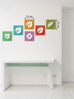 Wall Decals ' Different kinds of Leaves ' Wall stickers (PVC Vinyl) Multicolored - 15730195 - Standard Image - 2